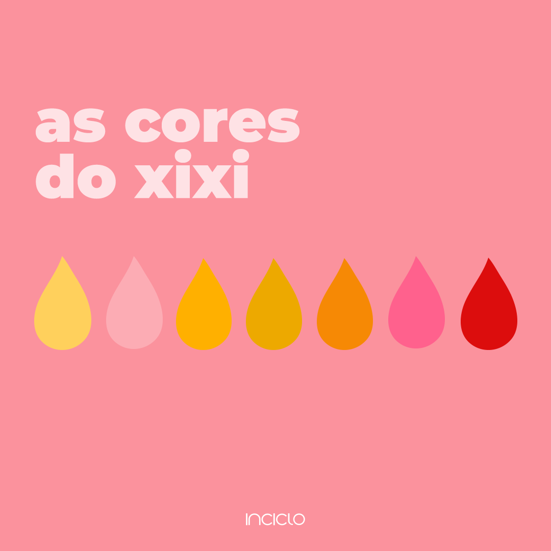 As cores do xixi